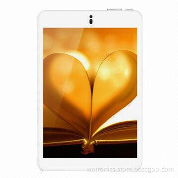 7.85-inch IPS screen tablet computer, using MTK8389 chip, resolution 1024 x 768, built-in 3G module